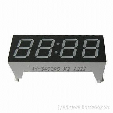 LED Display with 40 x 14mm Size, Available in Yellow and Green Colors